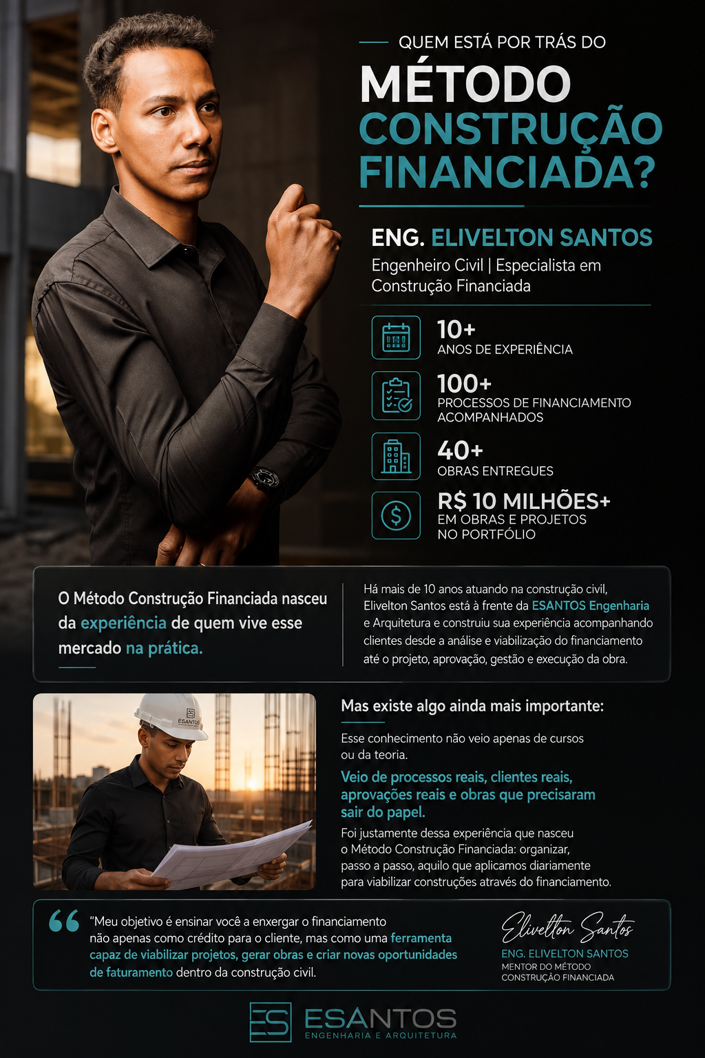 Eng. Elivelton Santos, mentor do Método Construção Financiada